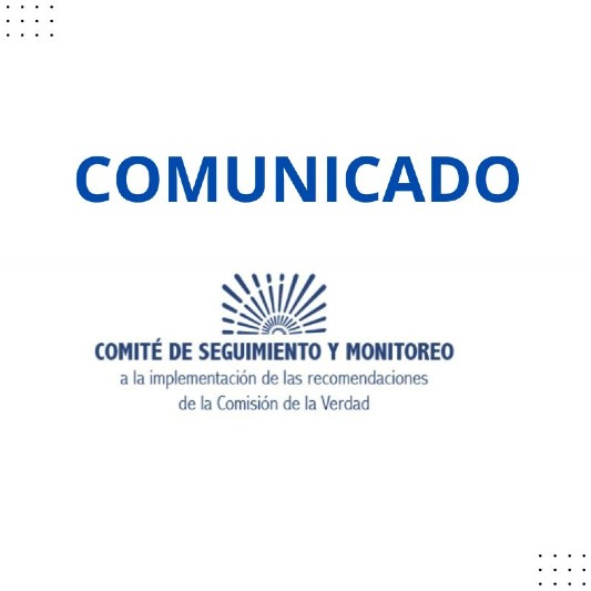 Comunicado sobre las funciones del Comité de Seguimiento y Monitoreo