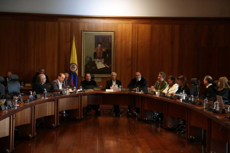 Magistrados y comisionados. Presentación del Informe final de la Comisión